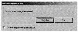  “在线注册”对话框