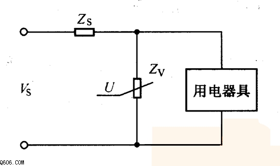 压敏电阻器保护电路图