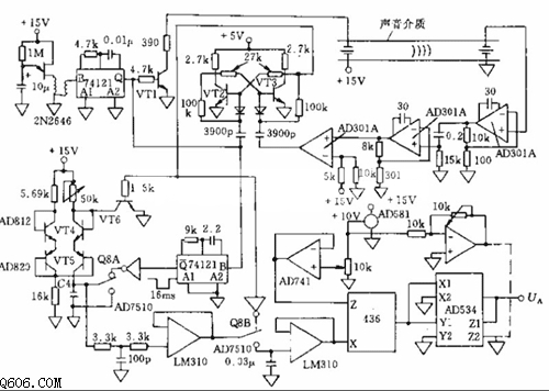 医用温度表电路图