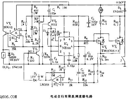电动车调速器电路图