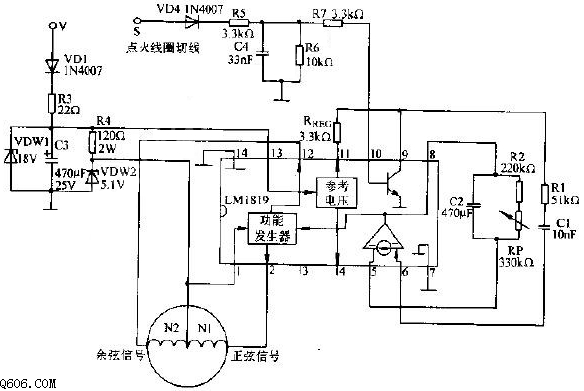 电动车速表电路图