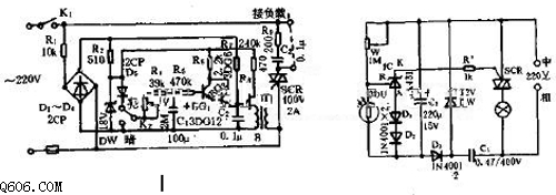 渐亮渐暗的电灯开关电路图