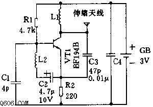简单的电视信号发生器电路图