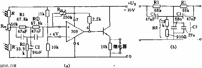 对于50hz有抑制作用的光放大器电路图