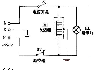 海尔FCD-40A横式电热水器电路图