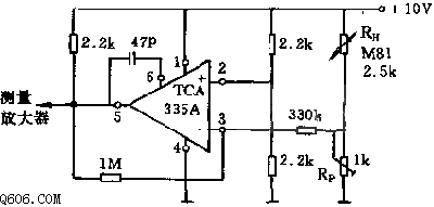 流动速度指示器电路图