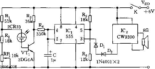 555光照度测试仪电路图