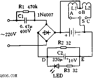 慢速充电器电路原理图