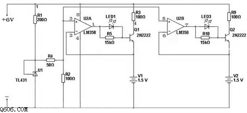 lm358碱性电池充电器电路图