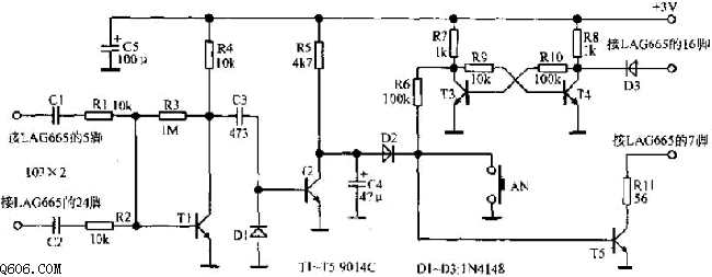 随身听自选歌曲的电路图
