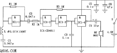 感应式无线耳机电路图