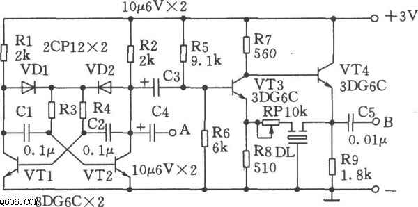 用陶瓷滤波器3L465制作中频信号发生器电路