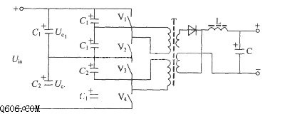 变形的半桥式变换器电路图