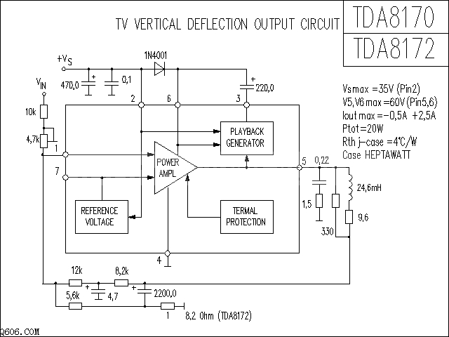 tda8170-72功放电路图
