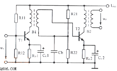 变压器耦合放大电路图