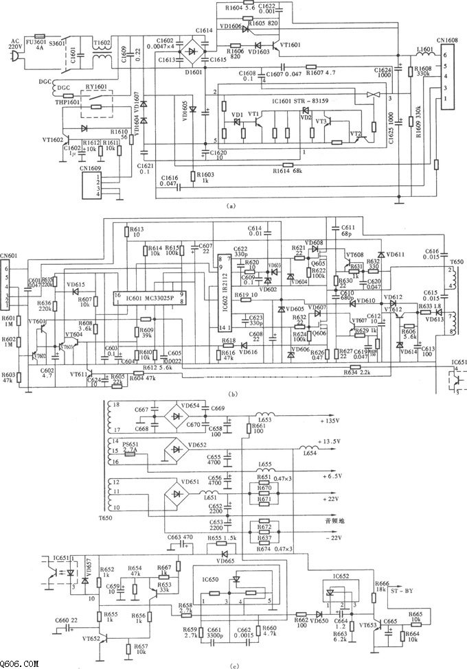索尼KV-S29MHl彩电开关电源(SIR一80145A)电路图