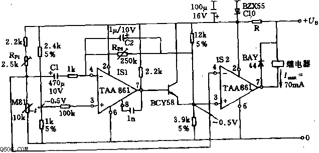 比例—微分调节器刚d热炉电路图