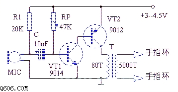 家用打鼾、梦语治疗仪电路图