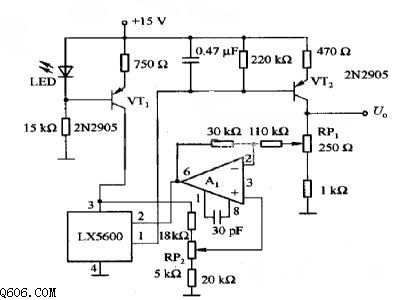 lx5600构成的温度接口电路图