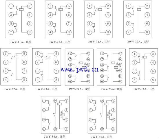 无辅源静态电压继电器接线图
