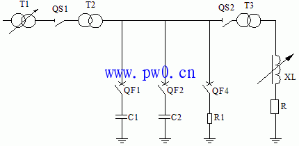 自动跟踪补偿消弧装置单相接地试验接线图