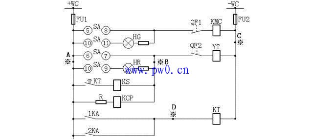直流接地示意图