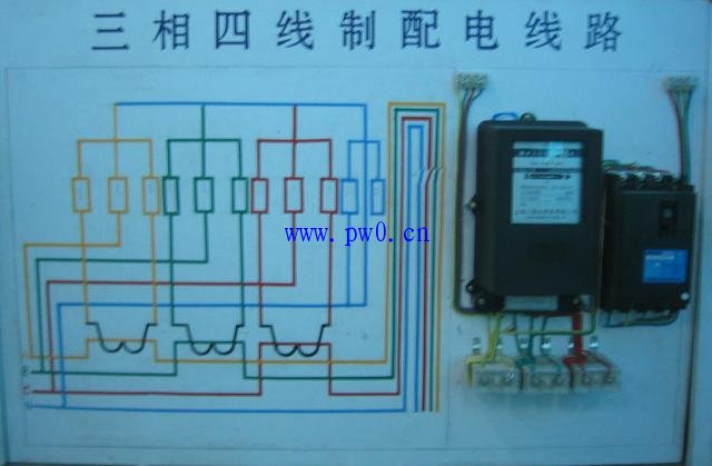 电工电路实物与原理图对照接线图