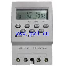 可手动可定时自动工作的控制电路图