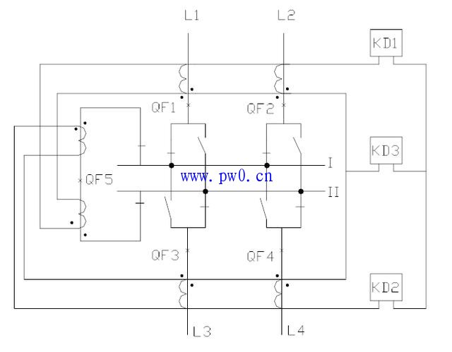 电流差动保护单相原理接线图