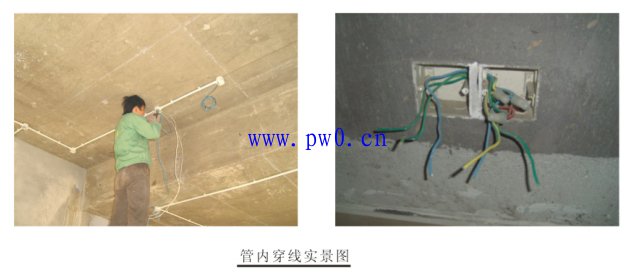 室内电气配线管内穿线施工工艺