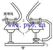 羊角保护间隙结构