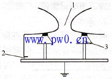 保护间隙避雷器原理结构图
