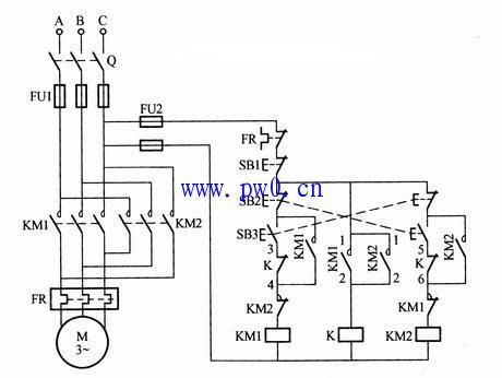 联锁继电器延长转换时间防止短路接线图