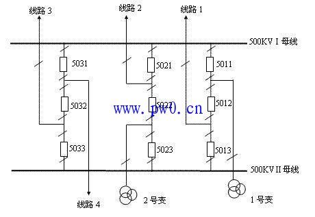 3/2断路器主接线图及的优缺点