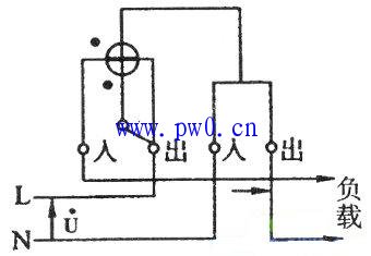 电能电子表进出线反接接线图