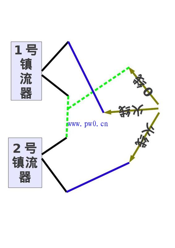 双灯管双镇流器接法图
