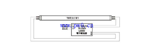 环形灯管镇流器接线图