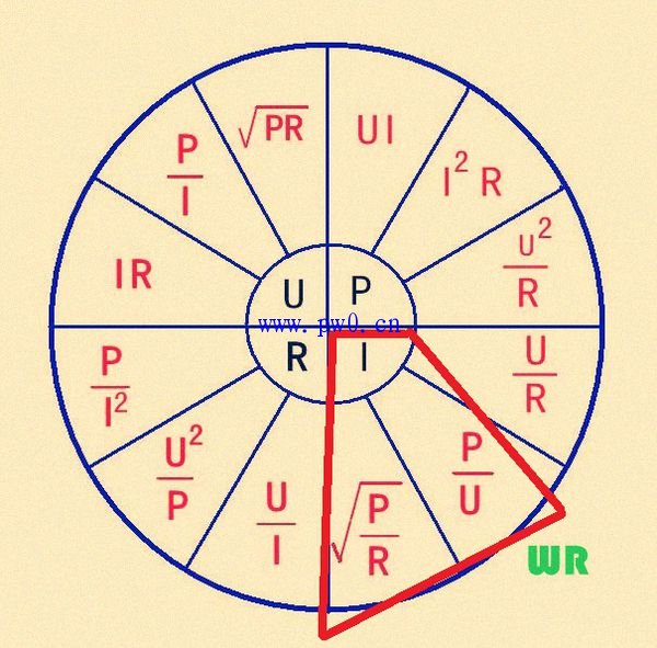 怎么计算瓦与电流的算法