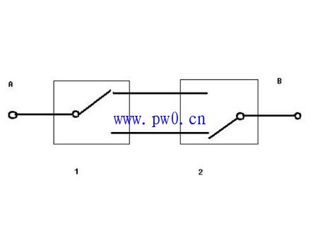 家用双联开关接线图