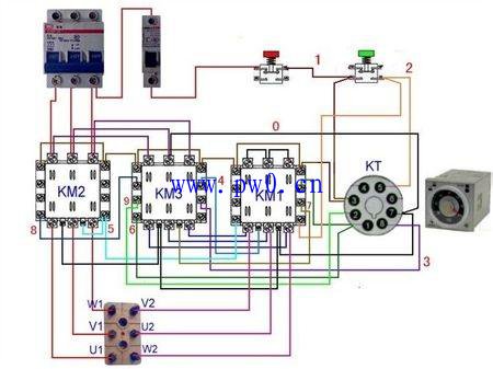 星三角降压启动有几种接法