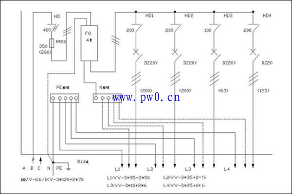家用配电箱安装方法及配电箱线路图